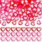 Heart Spacer Beads 600 Pcs 8mm Heart Shape Beads in 3 Colors Double Heart Beads Colorful Bright Looking Mixed Flat Loose Pony Beads 8mm with 1.8mm Hole for DIY Crafts Accessories